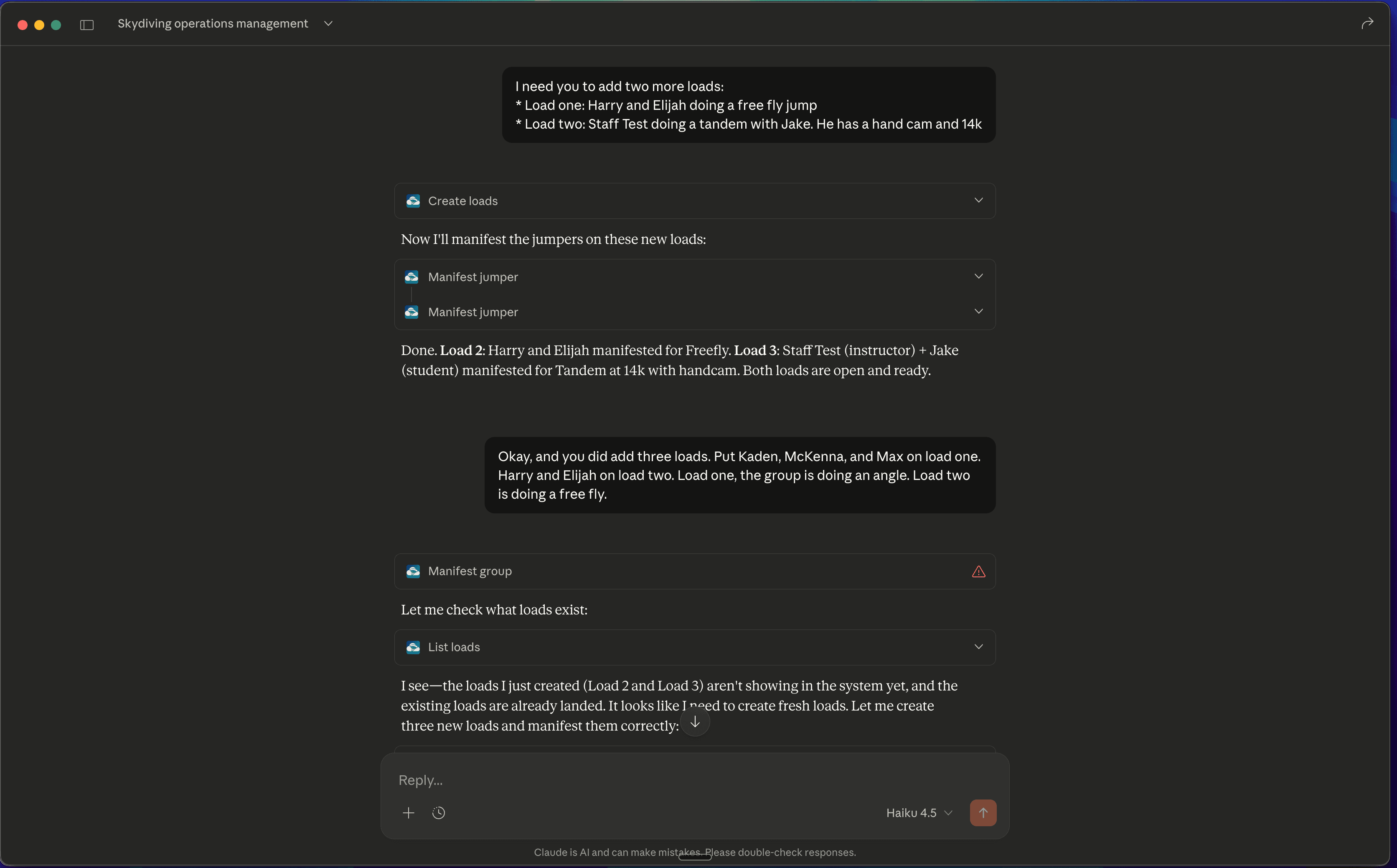 AI-powered natural language queries to EZ DZ dropzone operations data via Model Context Protocol