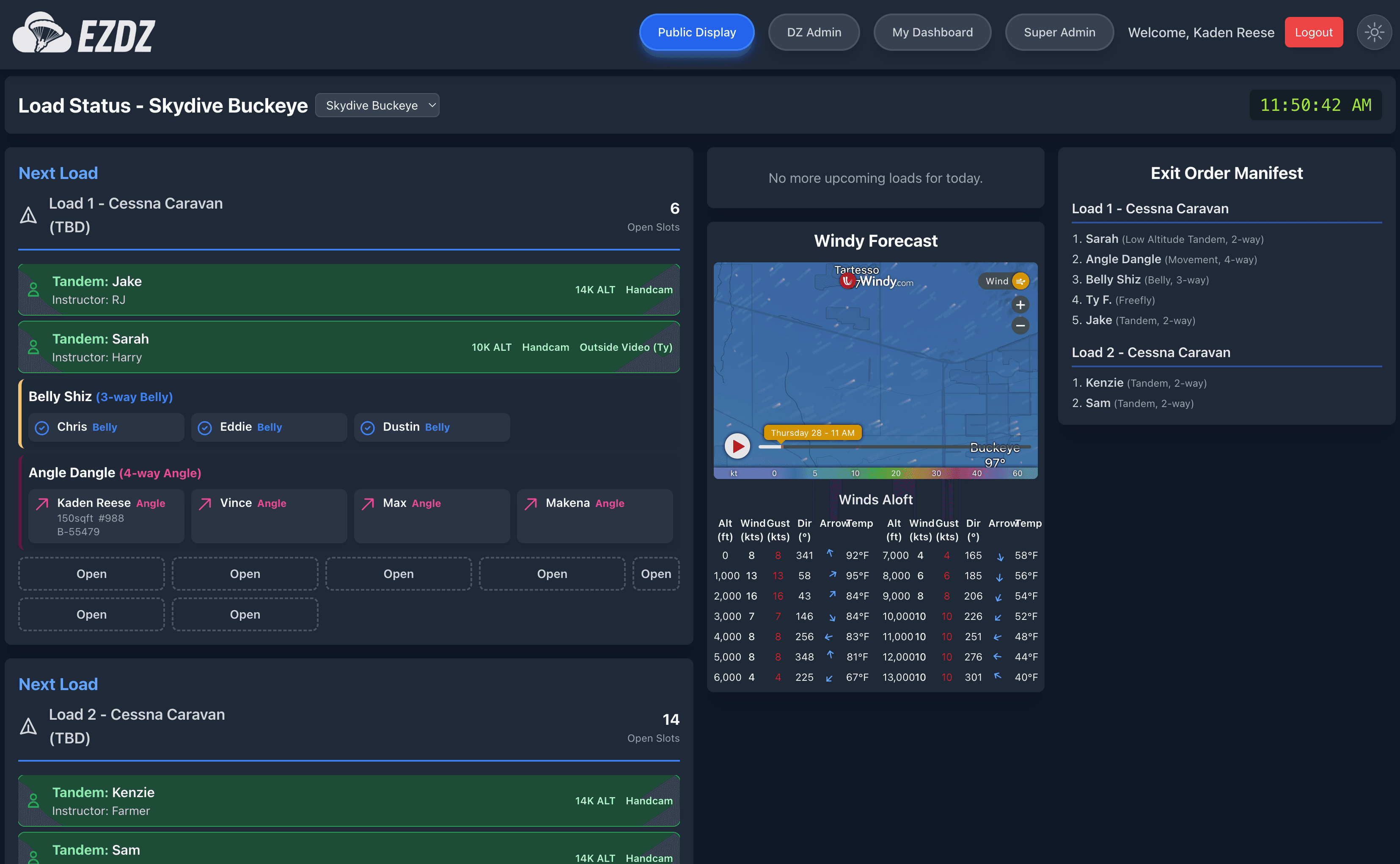 EZDZ Dashboard - Complete dropzone management platform